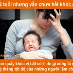 Trẻ 2 tuổi khóc đêm